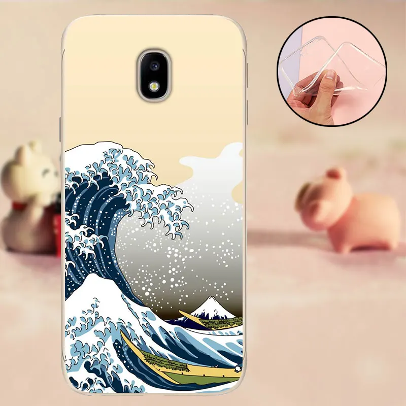 SYFSL CROWNPRO чехол для телефона для samsung J3 J330 J330F TPU чехол силиконовый мягкий чехол для samsung Galaxy J 3 задний Чехол протектор - Цвет: SYFSL
