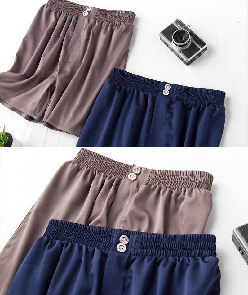 Мужские летние брюки для ванной Мужская Ночная рубашка короткие штаны ночная