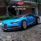 Модель автомобиля welly из металлического сплава Bugatti chiron, 1:24