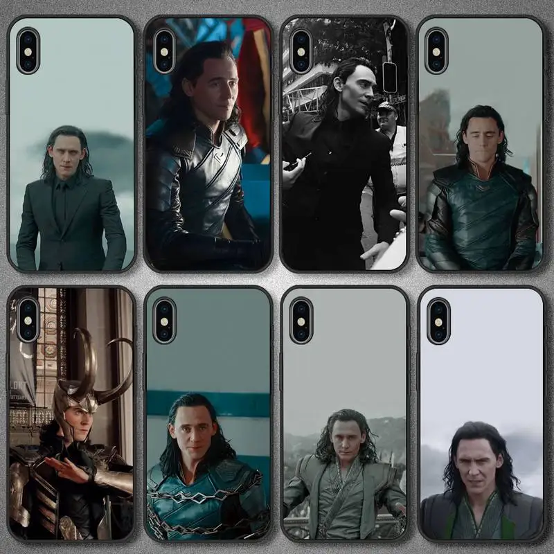 

Loki Thor Phone Case For Black Soft Phone Case 5 5s se 6 6s 7 8 11 12 X Xs Xr Pro Plus Max Mini Cover