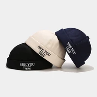 new letterless landlord hat fashion mens and womens hip hop hat hood streetwear beanie beanies for men bonnet kpop caps hats