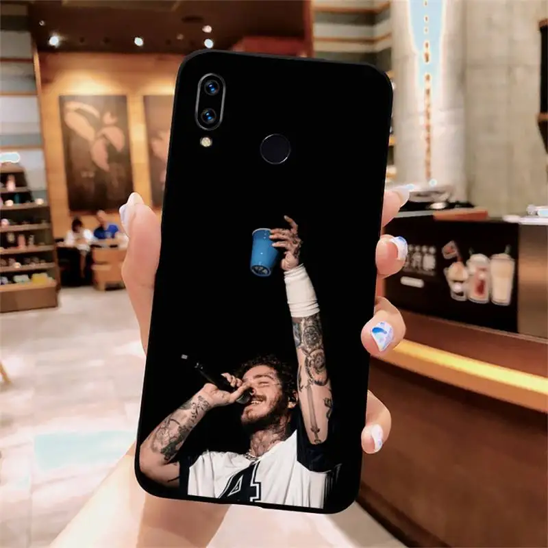 

Post malone America singer Phone Case For Xiaomi Redmi note 7 8 9 t k30 max3 9 s 10 pro lite