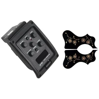 eq 4t 4 band pickup eq preamp with tuner for acoustic guitar with 2pack 41in acoustic guitar pick guard leftright hand