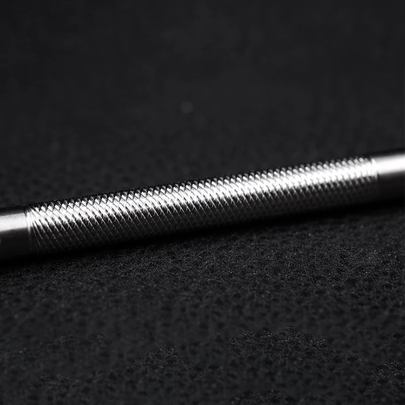 

DIY handmade leather goods vegetable tanned leather stainless steel leather leather carving printing tool row of beads