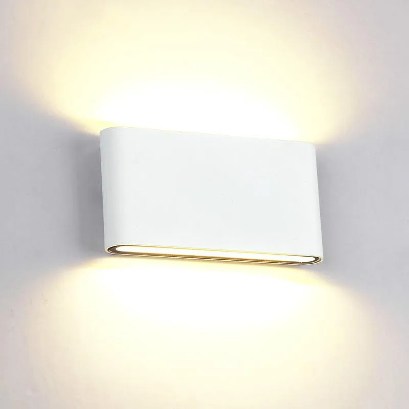 

Aluminum Outdoor Wall Lamp Loft Luminarias De Interior Lights For Bathroom Led Sconce Indoor Lighting White / Black Wall Light