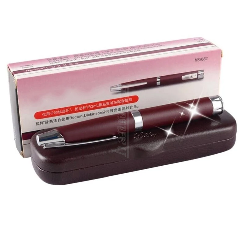 Ручной шприц для инъекций инсулина устройство здоровья людей с диабетом |