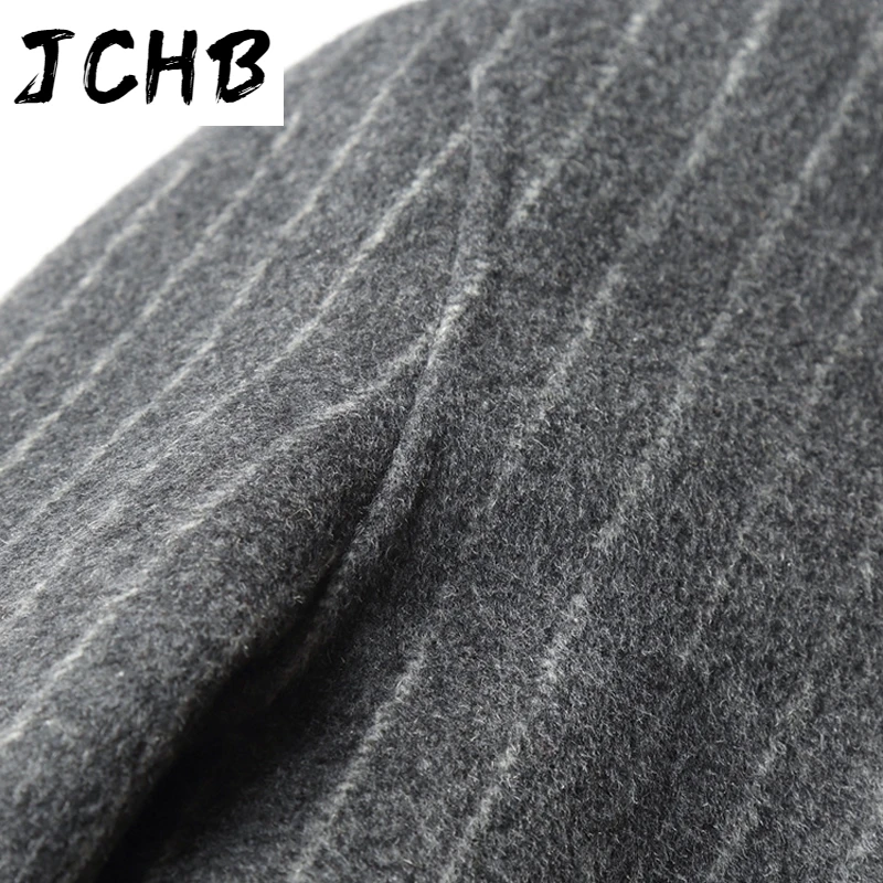 

Autumn JCHB Winter Wool Coat Men Short Slim Overcoat 2021 New Cashmere Jacket Plus Size Casaco Masculino D-19-00818-2 ZL396