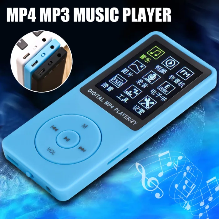 70 часов воспроизведения MP3 MP4 FM рекордер без потерь Звук Музыкальный плеер TF карта портативный IJS998