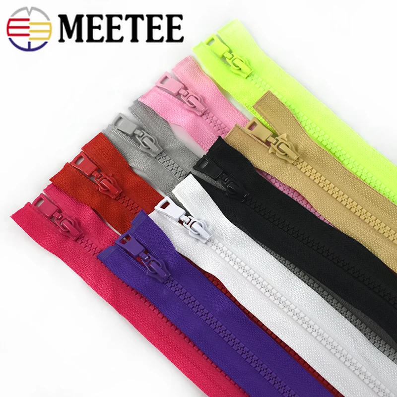 Meetee 4 шт. 55 см 90 5 # полимерная длинная молния с открытым концом мешки пальто