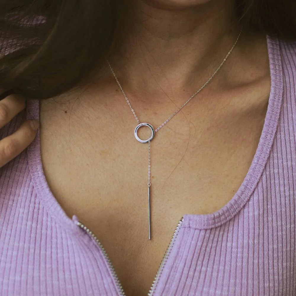 Ожерелье из стерлингового серебра 925 пробы для женщин ожерелье с подвеской