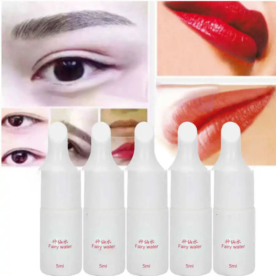 Чернила для татуажа микроблейдинг пигмент фиксирующее средство жидкость