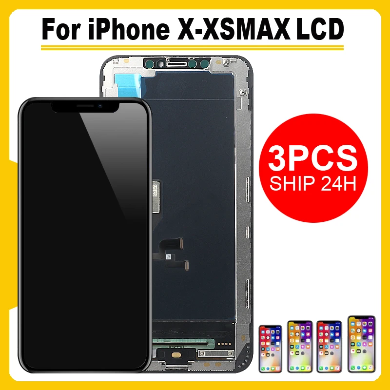 Aaa3шт/Лот ЖК экран для iPhone X XS XR max TFT OLED дигитайзер крепление с сенсорным экраном!