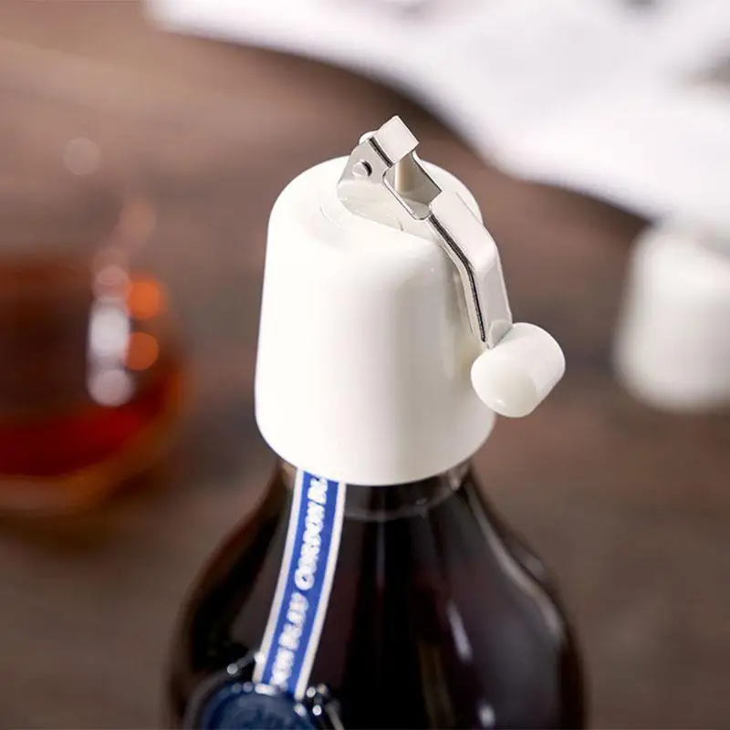 

Wine Bottle Stopper Reusable Leakproof Beverage Bottle Sealer Champagne Bottle Cap Stopper Vacuum Retain Freshness Wine Plug