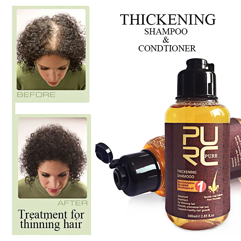 

PURC Fast Hair Growth Shampoo Ginger Hair Grows Essence Scalp Nourishing Soften Treatment Hair Loss Repair Damaged Hair Care