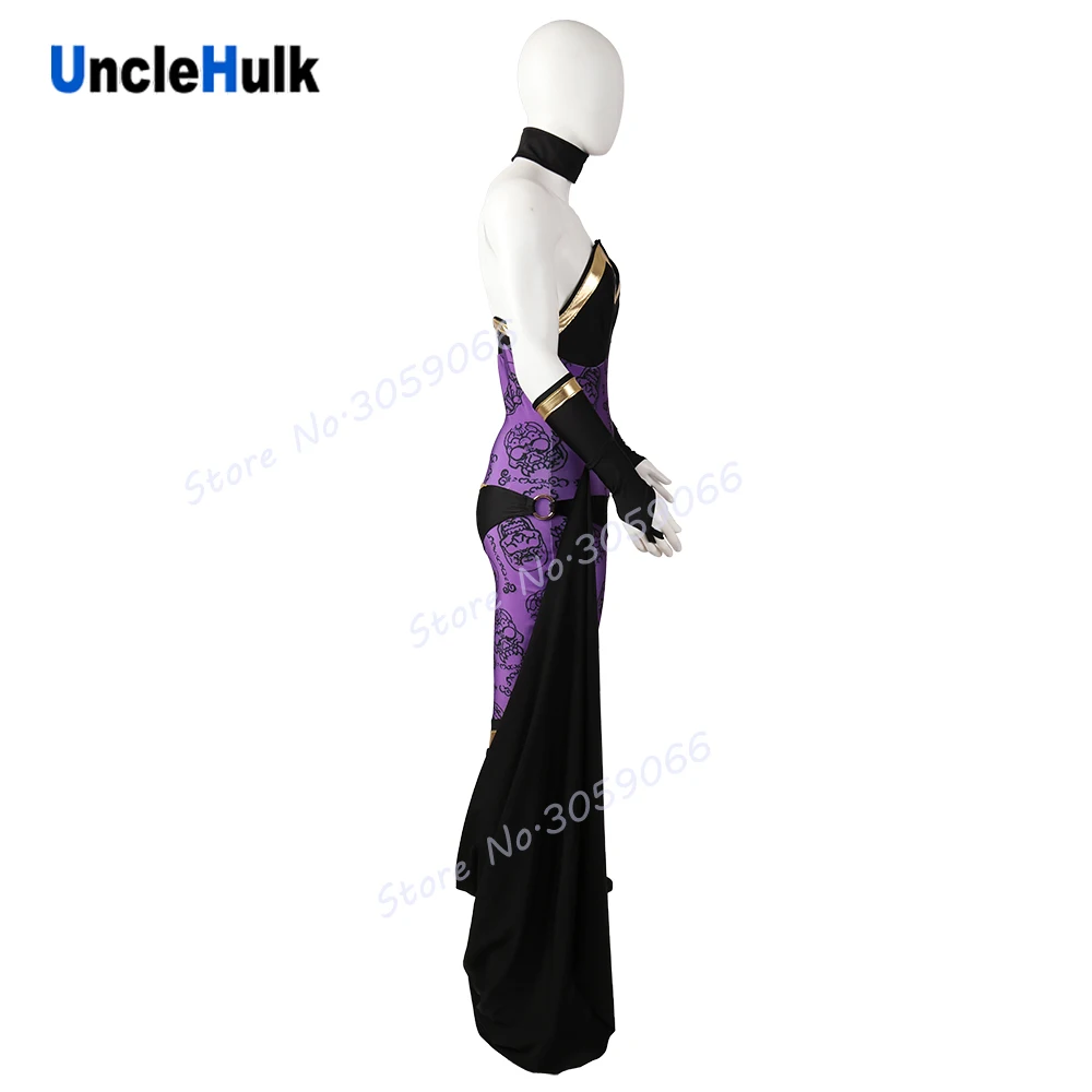 Костюм для косплея Shiklah из спандекса с плащом | UncleHulk Тематическая одежда и