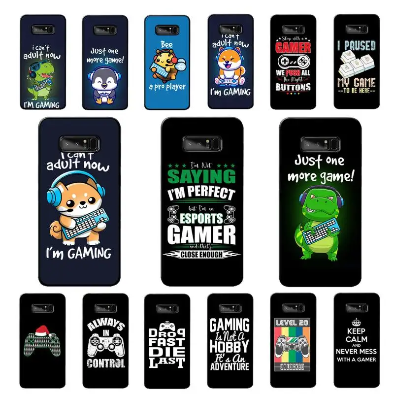 

MaiYaCa Funny Text Game Gamer Phone Case for Samsung Note 5 7 8 9 10 20 pro plus lite ultra A21 12 02