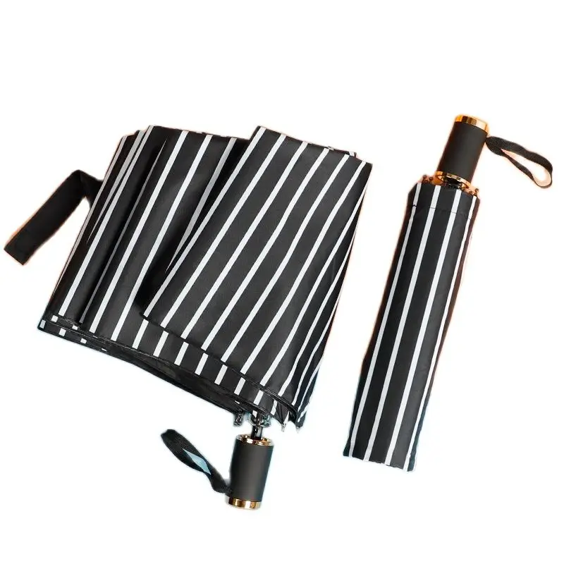 

Wholesale three fold thickened black glue sunscreen sunshade series sun umbrella windproof umbrellas Travel umbrella