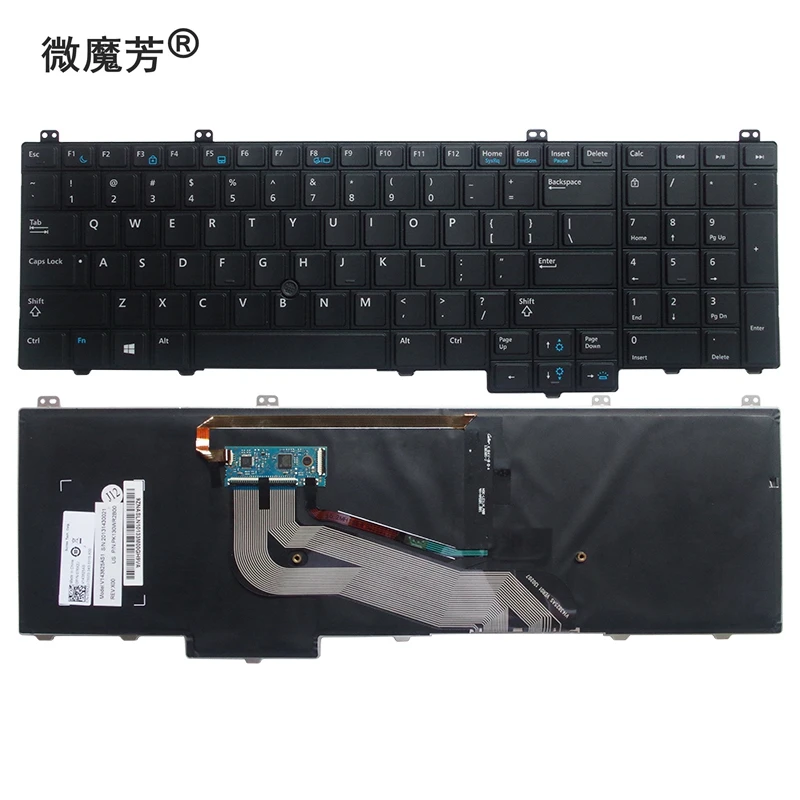 Новая клавиатура для DELL e5540 15 5000 US с подсветкой|keyboard for dell|dell keyboard backlitdell backlit |