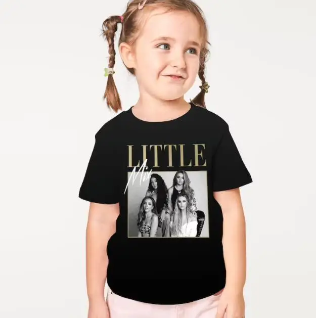 Little Mix Kids T-Shirt Little Mix Retro Unisex Boys and Girls Tee Vintage Throwback Homage T-Shirt 