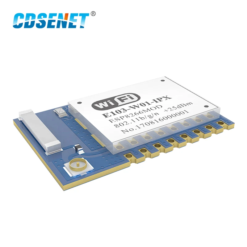 Wi-Fi модуль ESP8266 2 4 ГГц 100 мВт трансивер E103-W01-IPX ESP8266EX 100m IPX передатчик интерфейса и