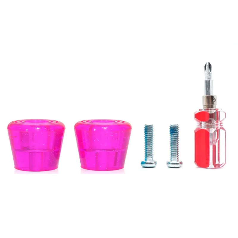 

Двухрядные скейт тормозной носок роликовые коньки с останавливается Вилки резиновый тормозной блок прочный PU носок остановки 2 шт в компле...