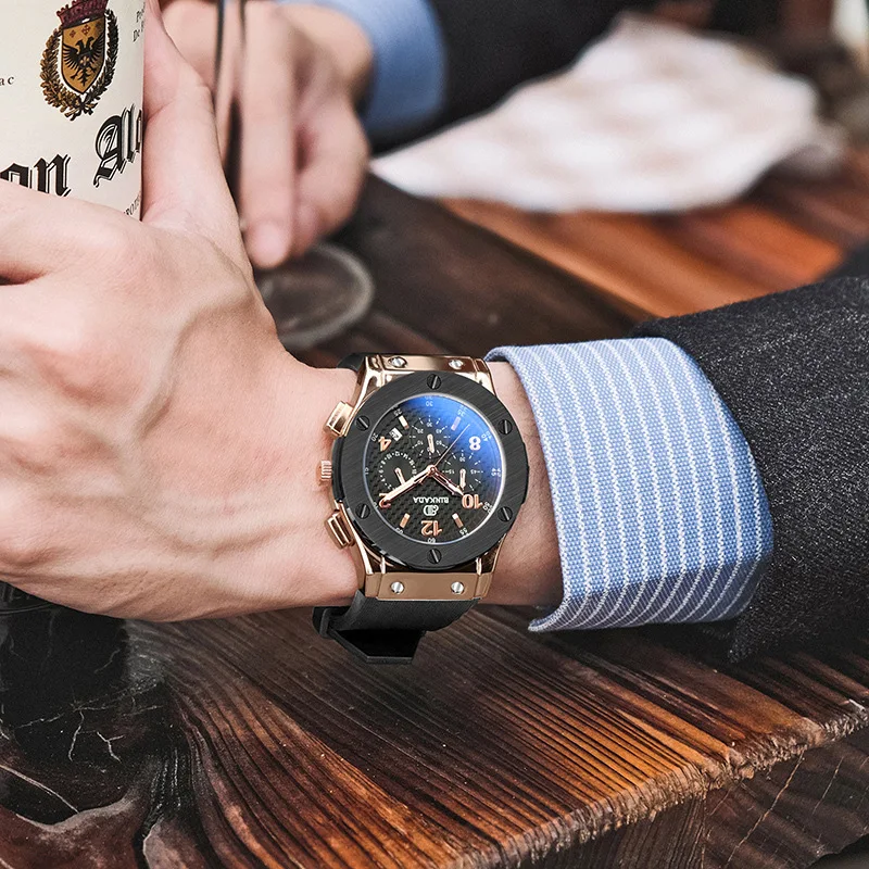 

Binkada Luxury Designer Brand 2021 Fashion Sports Leisure Dating Waterproof 30m Men's Quartz Watch