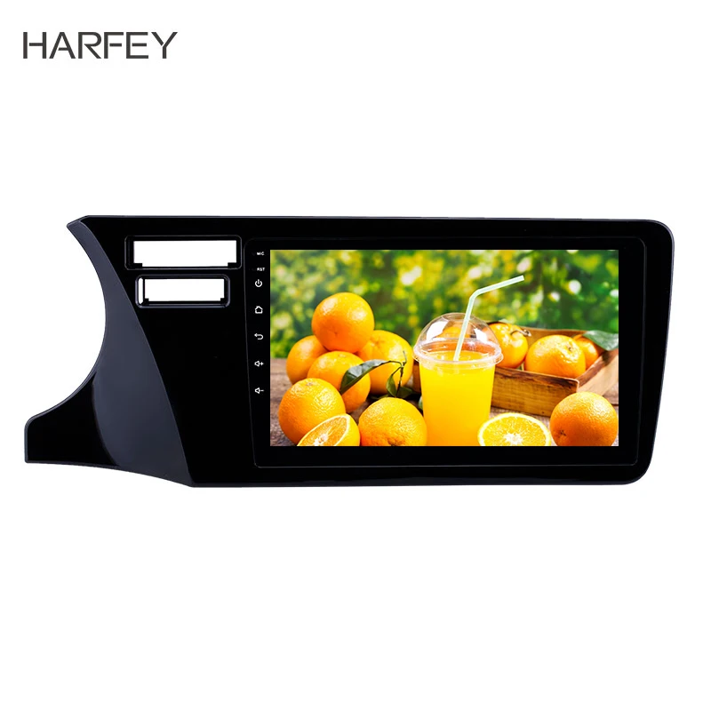 Мультимедийный плеер Harfey 2Din 9 дюймов Android 8 1 GPS для Honda City 2014 2015-2017 поддержка LHD