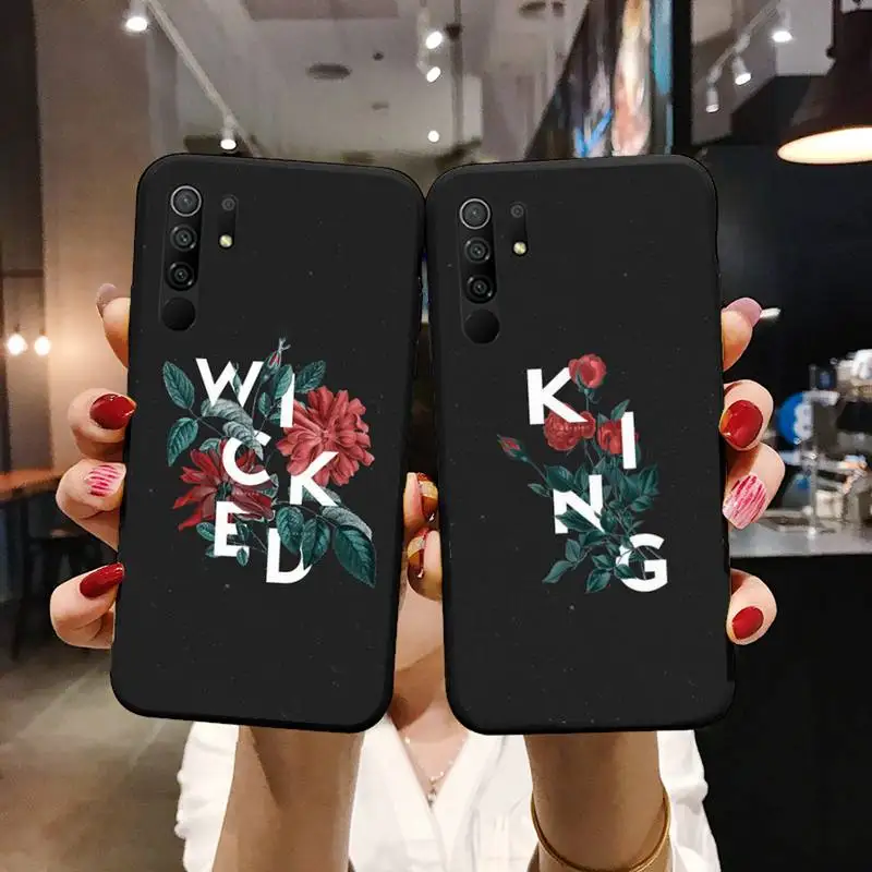 

Rose words art Phone Case For Xiaomi Mi Redmi Note 7 8 9 pro 8T 9T 9S 9A 10 Lite pro
