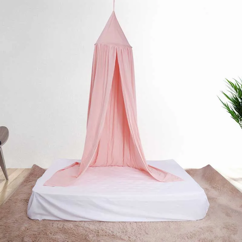 Навес Детский круглый с москитной сеткой хлопковая сетка для защиты от