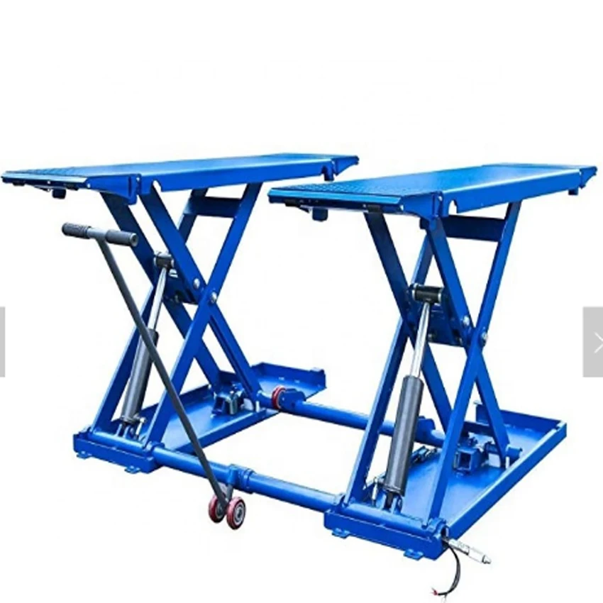 Ультратонкий прочный ножничный автомобильный подъемник для выравнивания