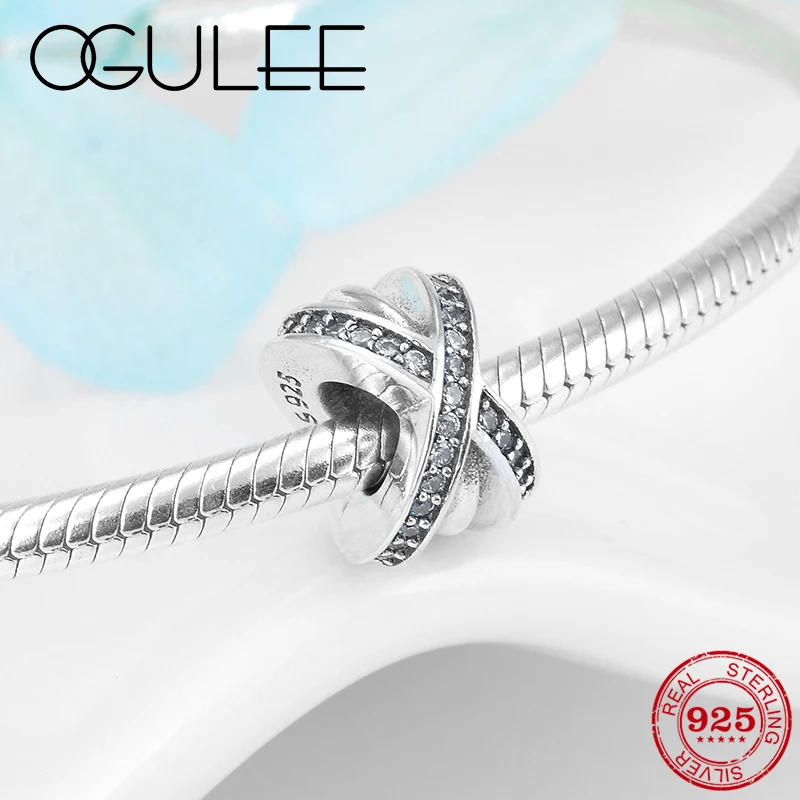 Оригинальные европейские браслеты ювелирное изделие серебряное кольцо в виде