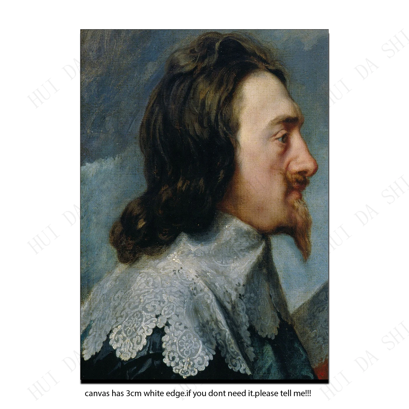 Энтони Ван Дик-Чарльз I в трех позициях 1635 передача картин музейного качества