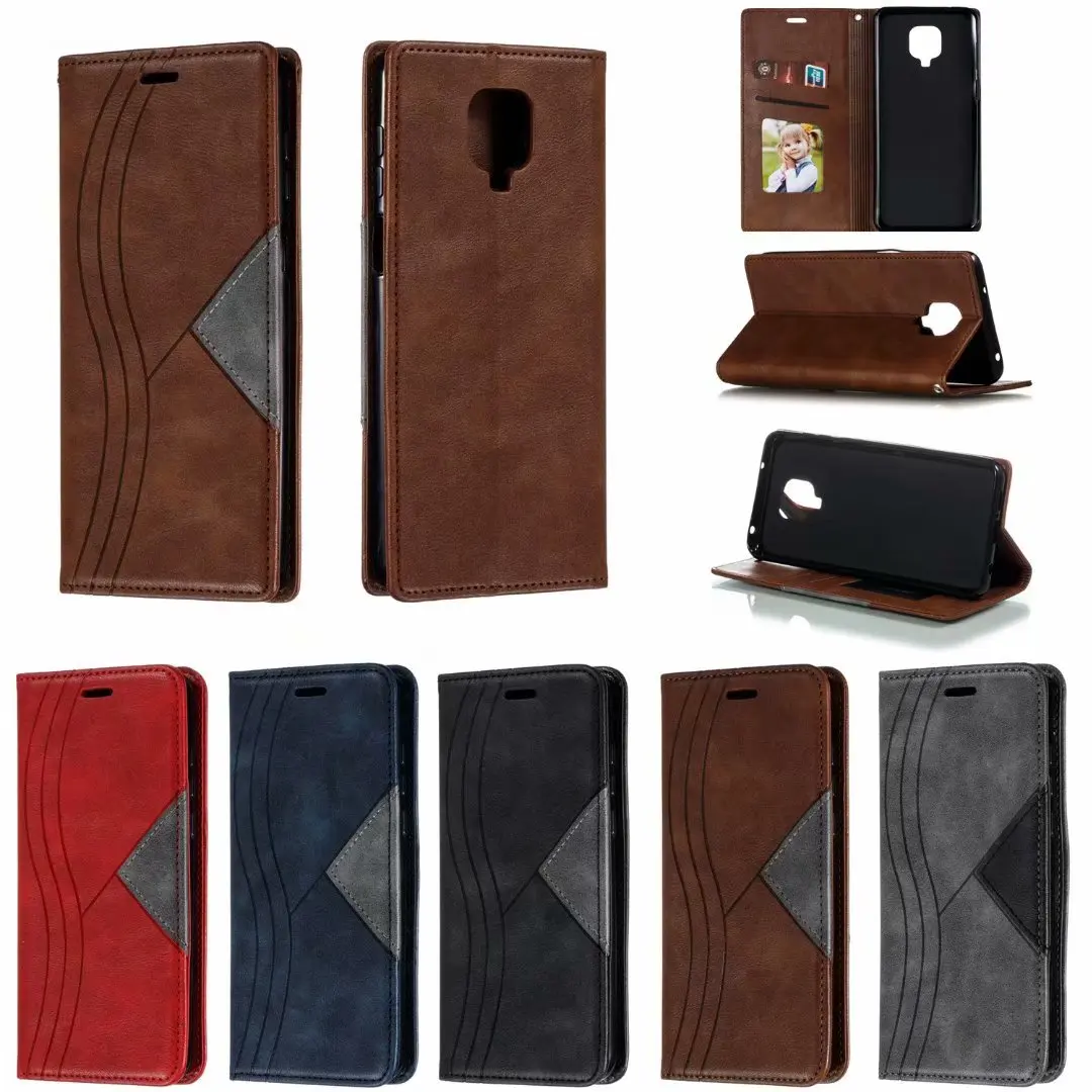 Чехол для Redmi Note 9 9s 8 8T 7 Pro кожаный чехол бумажник с магнитной застежкой Xiaomi Mi 10 A3 9t