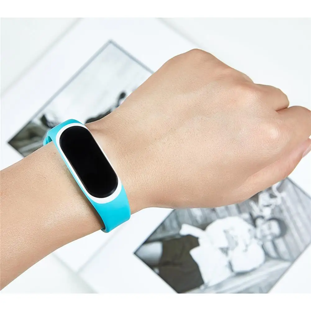 Мягкий силиконовый цветной браслет ремешок для спортивных часов Xiaomi Hey Plus + смарт