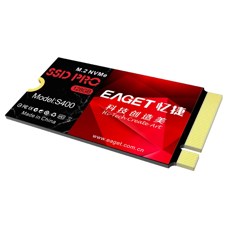 EAGET S400 Solid State Drive SSD M.2 NVME Read Speed 1880MB/s  128G/256G/512G/1TB  Internal Solid State Drive