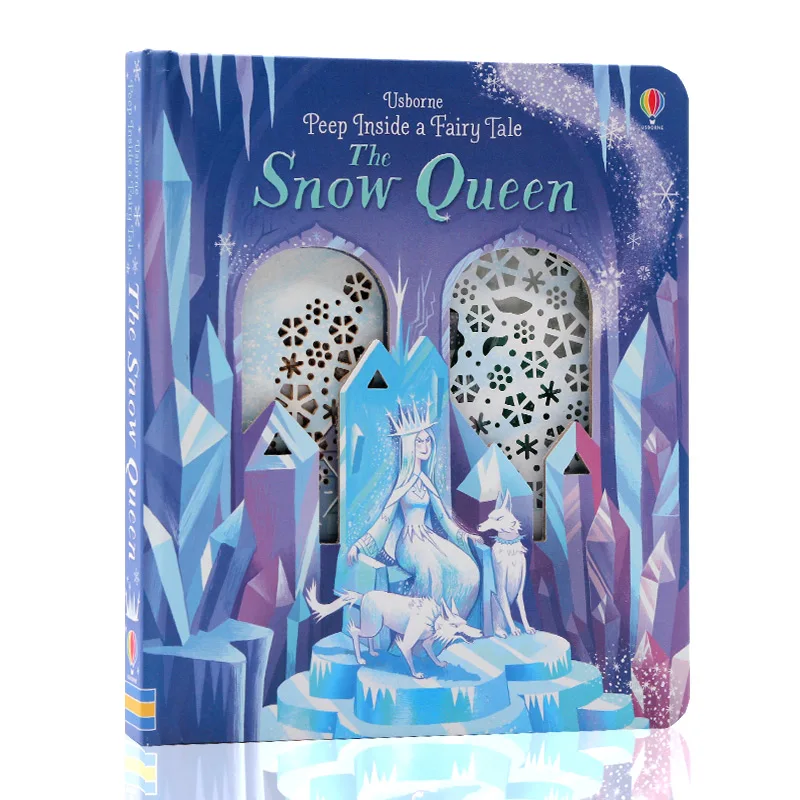 

Peep Inside a Fairy Tale The Snow Queen English Educational 3D Flap Picture Books Children Baby Reading Book