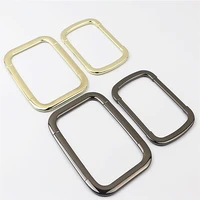 1pcs zinc alloy square shape bag handle metal strap replacement handbag luggage diy fashion hardware accessories 2 sizes