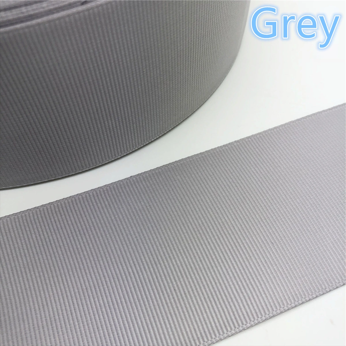 Gray Новинка; 10/15/20/25/40/50 мм Ширина Grosgrain поликлиновый приводной ремень многоцелевые Свадебная вечеринка - Цвет: Gray