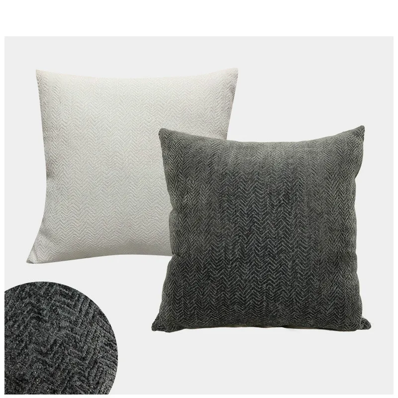 Наволочка для подушки chusion покрывает сплошную синель елочка наволочка украшение