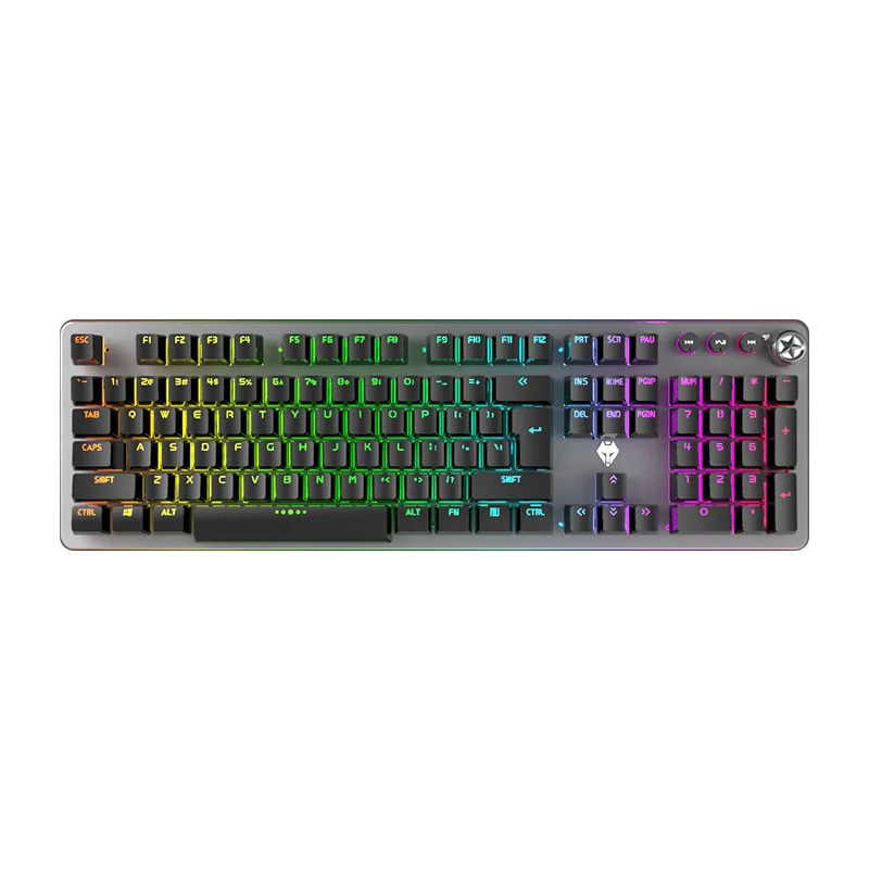 Pink Mechanical Gaming Keyboard For PC/Laptop USB Wired Gamer With RGB Backlight/Side Light Blue Swicth |
