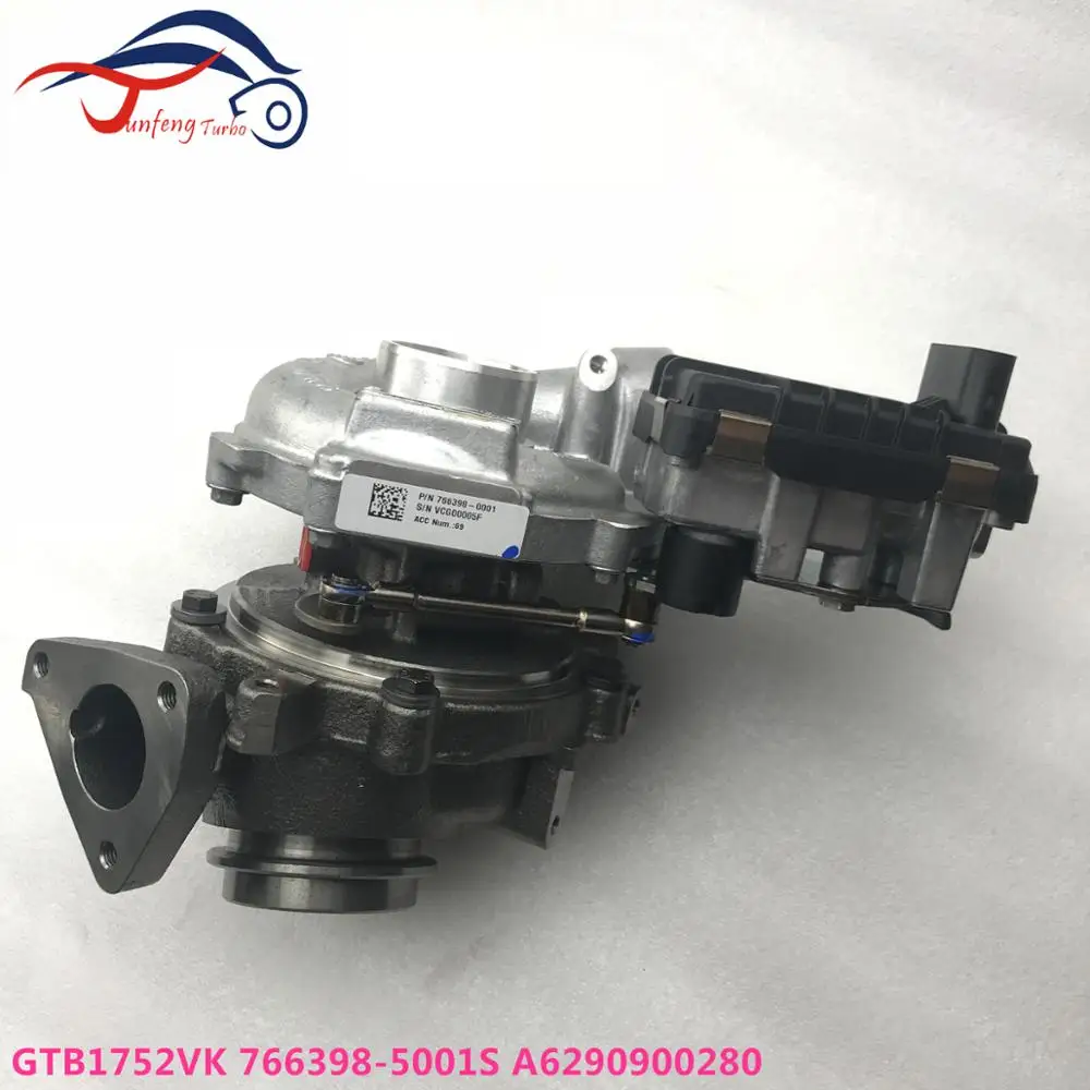 

GTB1752VK 766398-5001S A6290900280 OM629 турбо двигатель для Mercedes Benz ML420CDi W164
