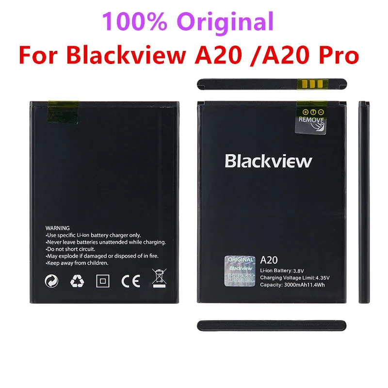 100% Оригинальный резервный аккумулятор Blackview A20 3000 мАч для Pro Smart мобильный телефон