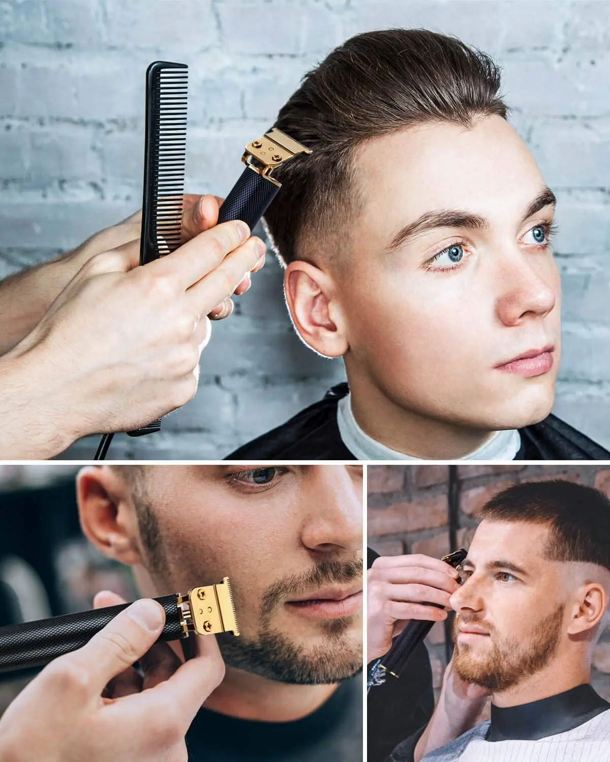 Kemei Pro Li T-Outliner Skelet Zware Hitter беспроводной триммер Mannen 0 мм Kaalhoofdige Tondeuse Afwerking Haar Snijmachine