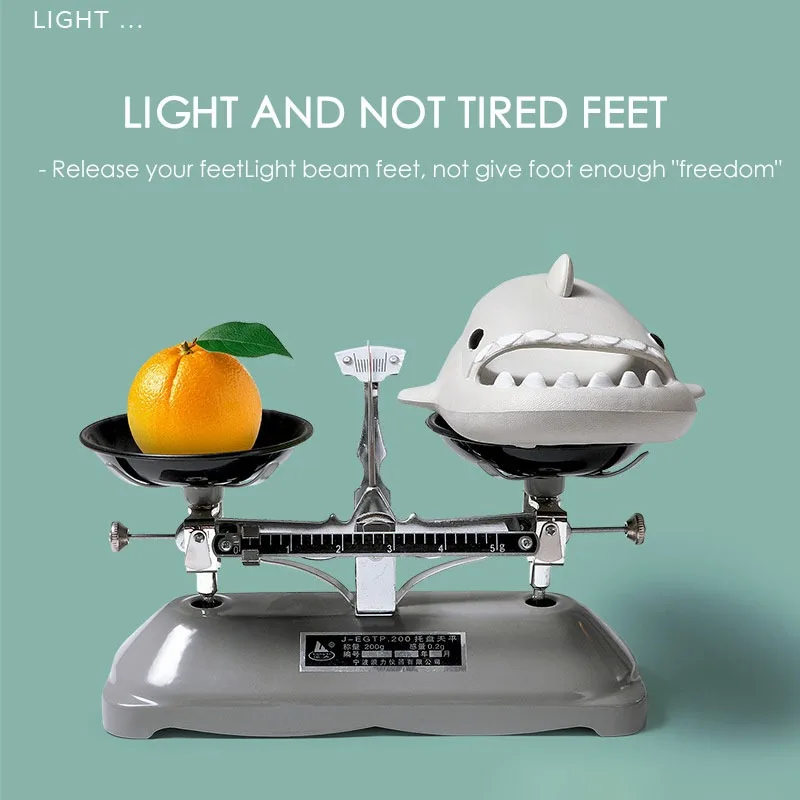 

Four seasons three dimensional shark antiskid soft sole children's household slippers Baby's Waterproof beach shoes