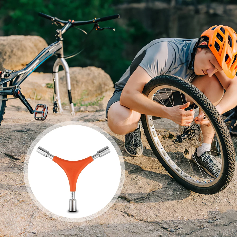 

Cycling Mountain Bike MTB Repair Tool Y Shape Design 3 Way Hex Wrench Spanner Bicycle Repair Tools Trigeminal Allen Hex Socket