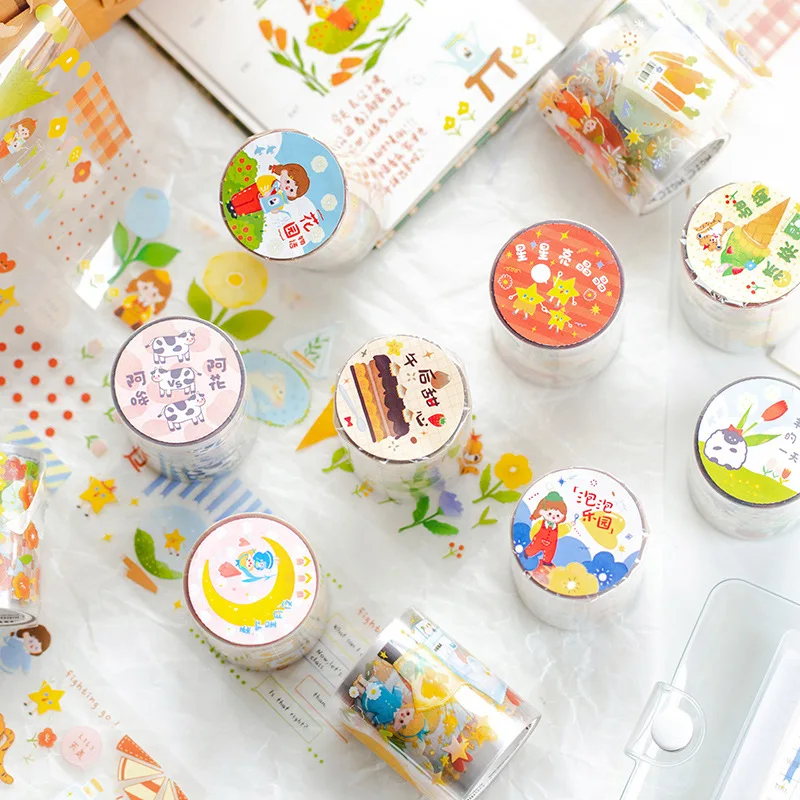 

1pcs/1lot Decorative Adhesive Tapes Kasugabe Park Series Scrapbooking DIY Paper Japanese Stickers 3m