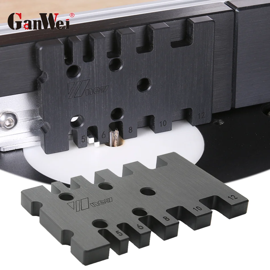 

GanWei High Precision Tenon Caliper Card Gauge Woodworking Router Saw Table Machine Wood Mortise Tenon Measuring Tool