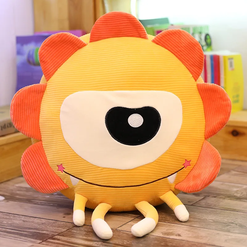 

2020 Creative Soft Cute Stars Moon Sun Pillow Feather Cotton Plush Toy Sofa Bedroom Cushion Room Decor Baby Girl Birthday Gift