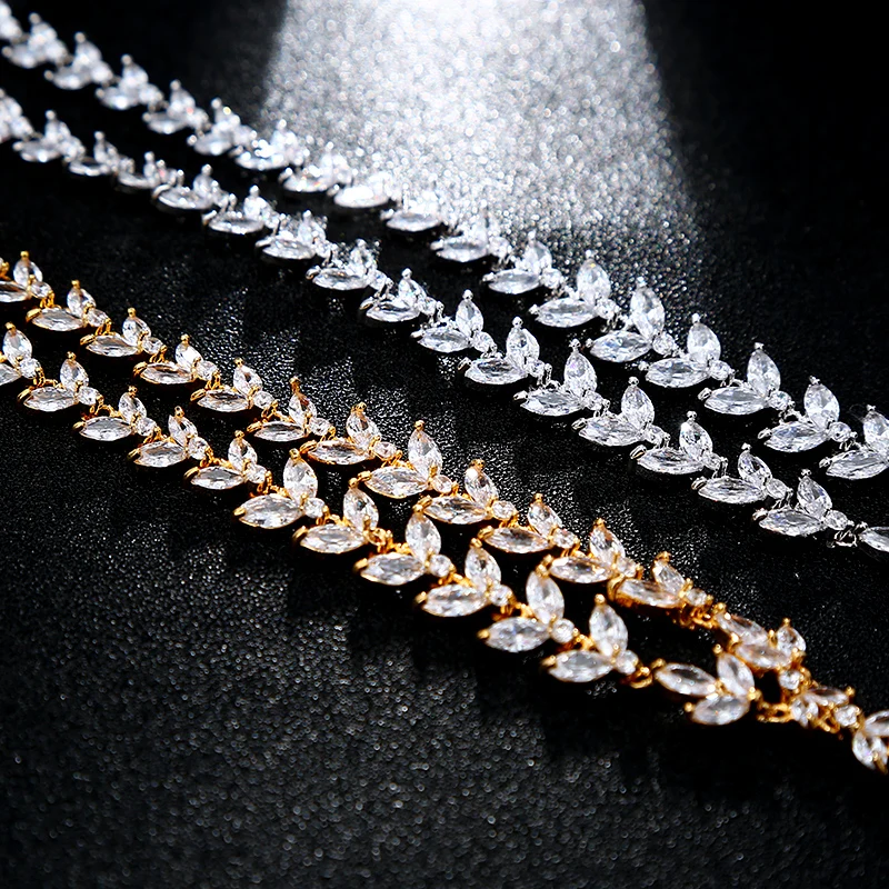 MASHAWU роскошные сверкающие циркониевые Висячие серьги ожерелье ювелирный набор