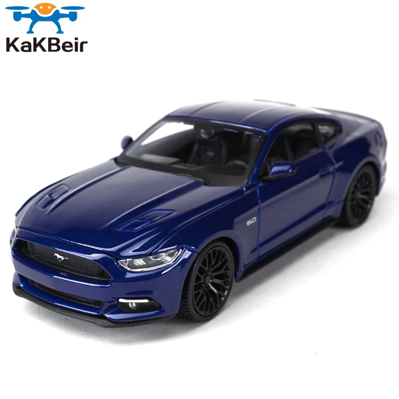 1:24 2015 Ford Mustang GT Спортивный Автомобиль статический литой автомобиль Коллекционная